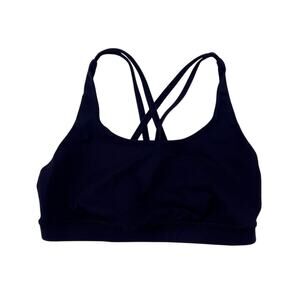 Lululemon Energy black sports bra, size 8, no padding included